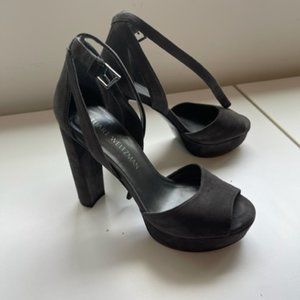 Stuart Weitzman Suede Platform Heels